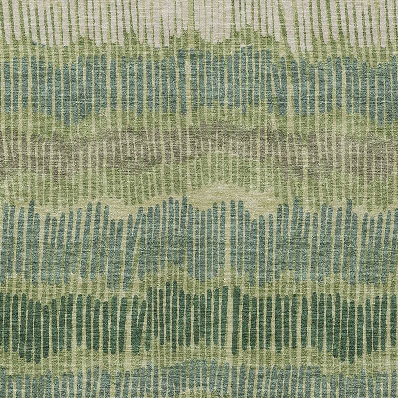 HomeRoots Striped Transitional Rectangle Outdoor Rug