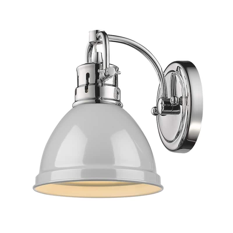 Golden Lighting Duncan Single Light 9" Tall Bathroom Sconce