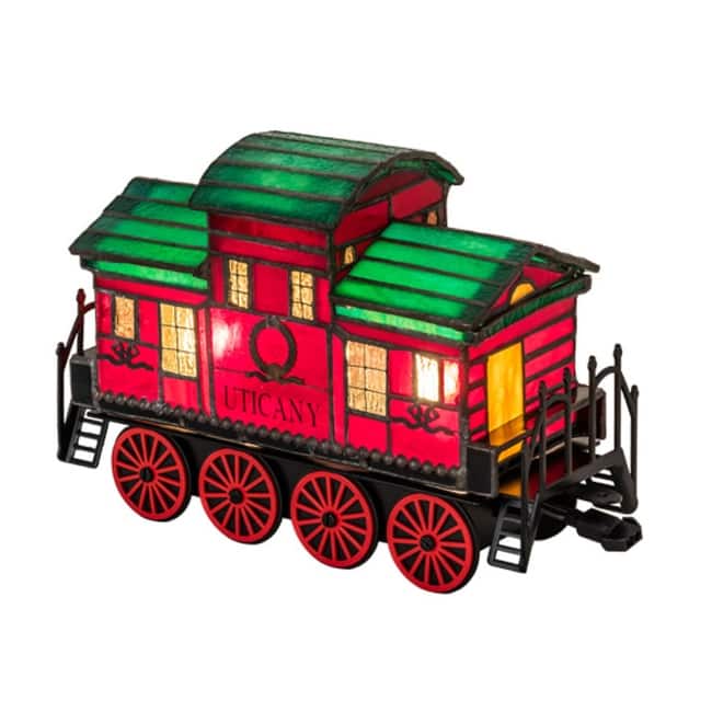 Meyda Tiffany 222395 Train Caboose 2 Light 9" Tall Novelty Specialty
