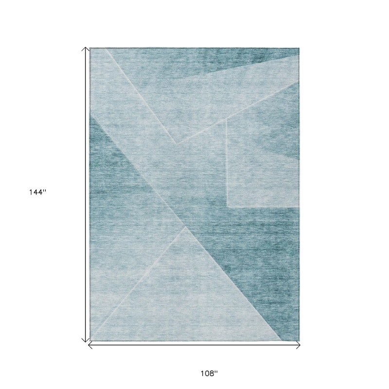HomeRoots Abstract Transitional Rectangle Outdoor Rug
