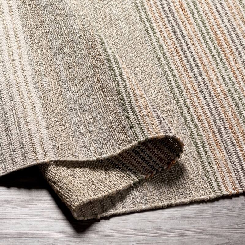 Artistic Weavers Dhrite Handmade Cottage Striped Jute Blend Area Rug