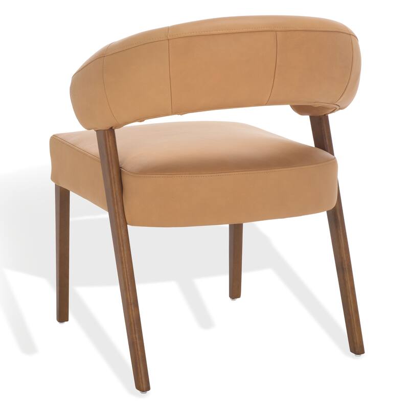 SAFAVIEH Couture Jarvis Curved Back Dining Chair, Fully Assembled - 26"W x 26"D x 31"H