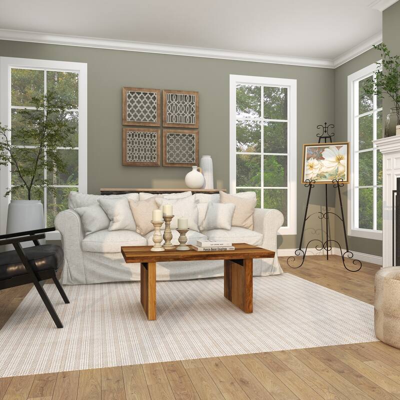 Black Metal Adjustable 3 Tier Scroll Display Easel with Chain Support