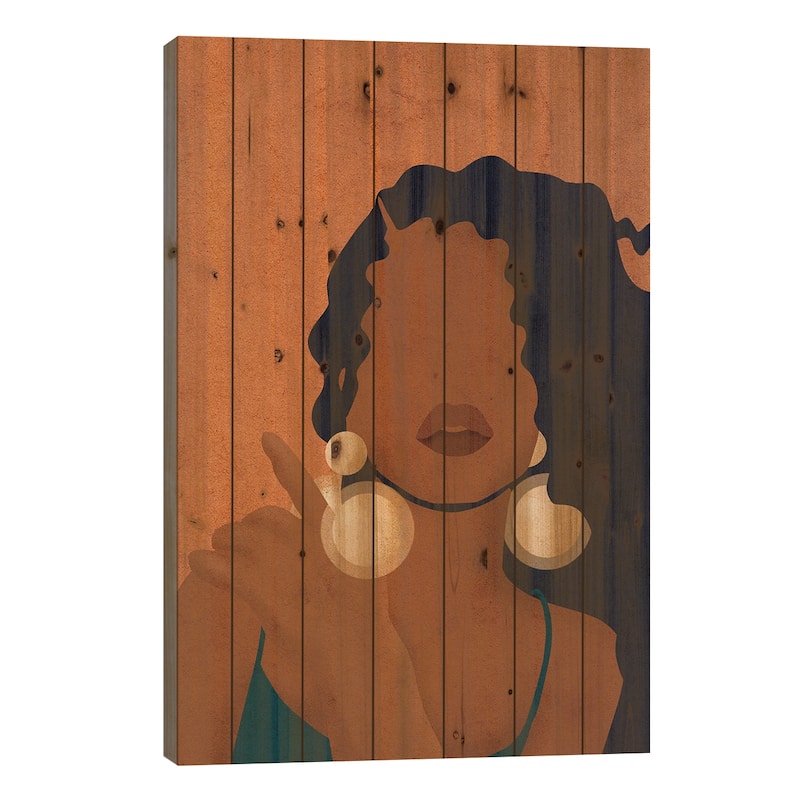 Genesis Print On Wood by Reyna Noriega - Multi-Color - 26x18x1.5