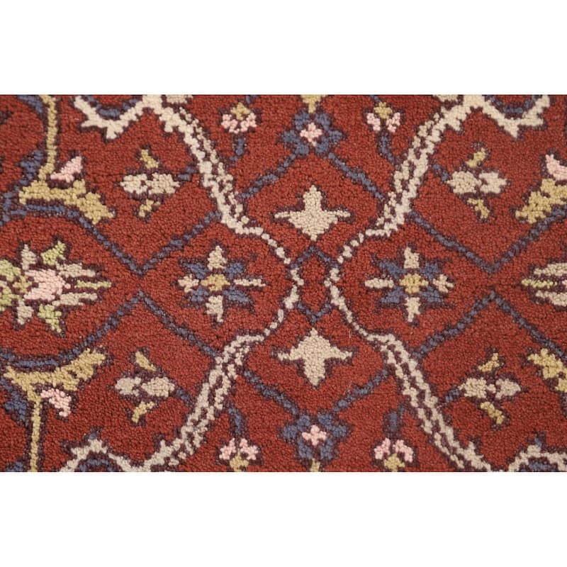 All-Over Floral Heriz Serapi Oriental Accent Rug Handmade Wool Carpet - 2'7" x 5'9"