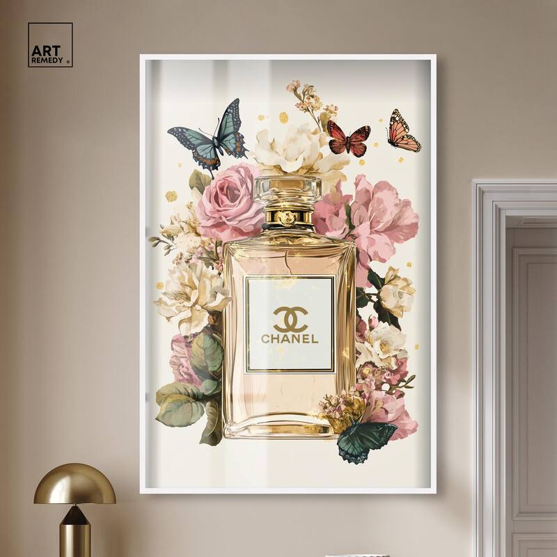 Glam Bloom Butterfly Perfume Shadowbox by Art Remedy