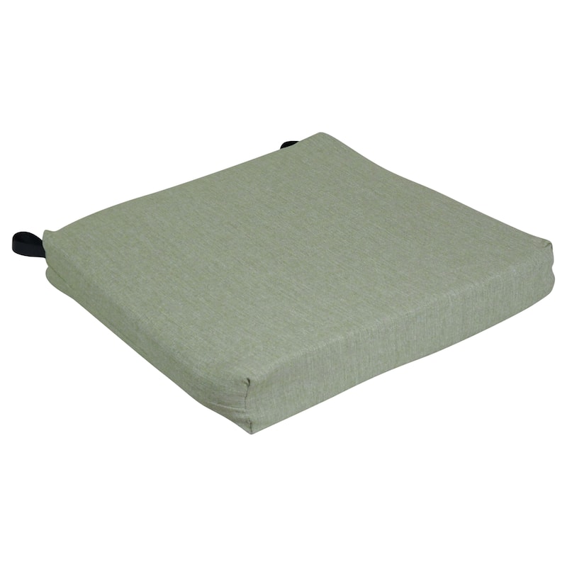 20-inch by 19-inch Premium Woven Olefin Indoor/Outdoor Chair Cushion - 20 x 19 - Scope Palm