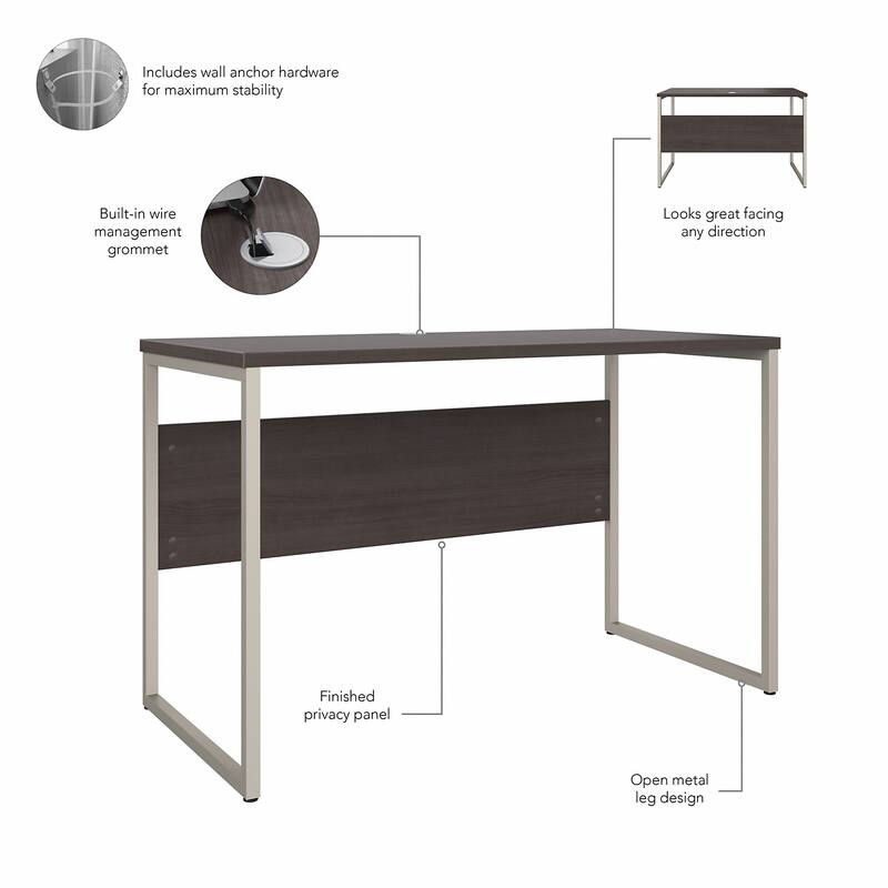 Hybrid 48W x 24D Computer Table Desk by Bush Business Furniture