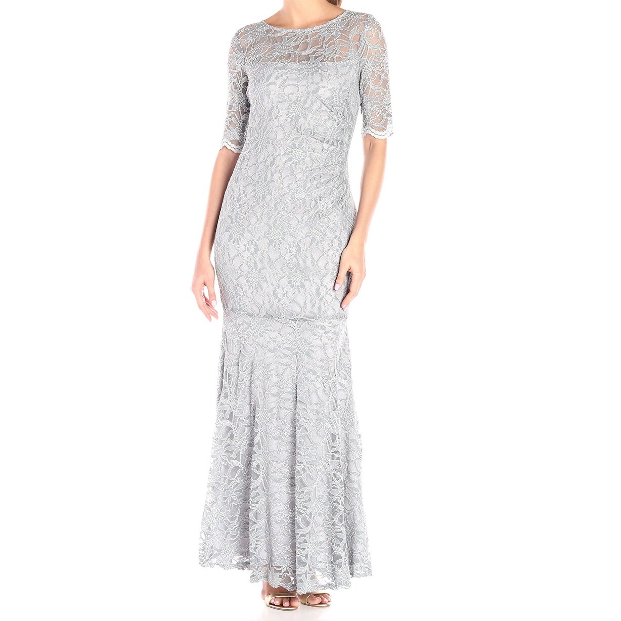 xscape floral lace mermaid gown