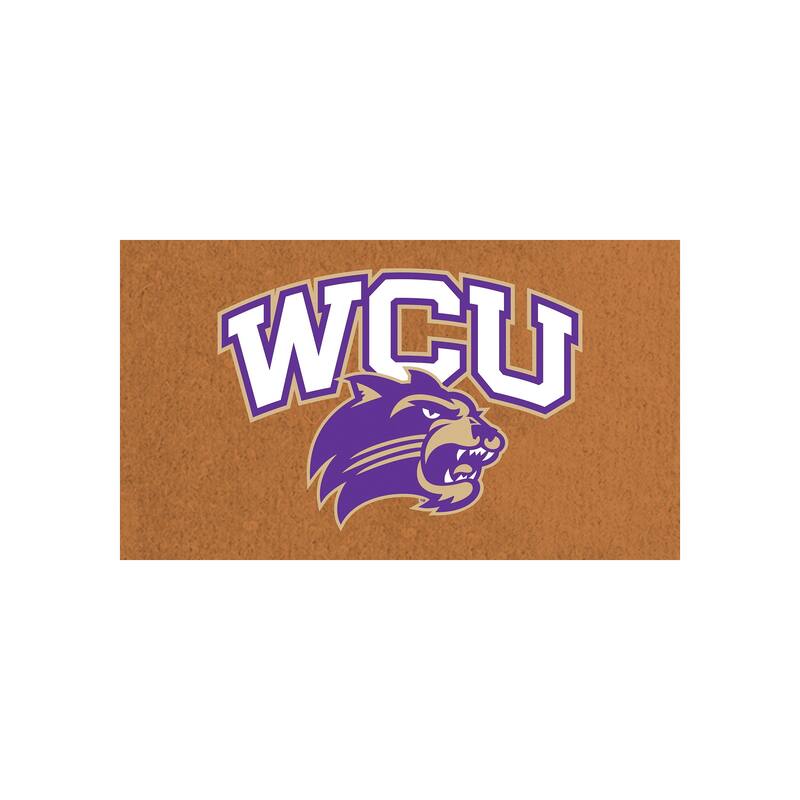 Western Carolina University Full Color Indoor/Outdoor Coir Mat - 28" x 16"