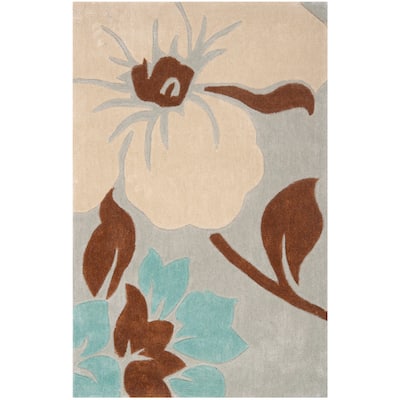 SAFAVIEH Handmade Modern Art Lyuda Modern Polyester Rug