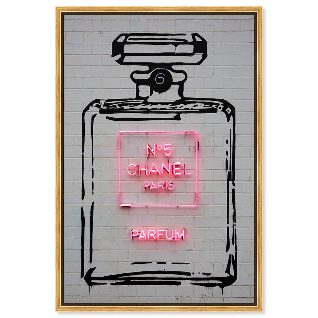 Parisian Perfume Canvas by Art Remedy