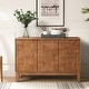 preview thumbnail 26 of 46, HULALA HOME Glenda Contemporary 45''W Versatile 3-door Adjustable Shelf Storage Cabinet Seadrift