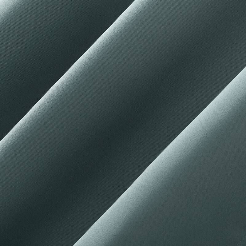 Sun Zero Saxon Energy Saving Blackout Grommet Curtain Panel, Single Panel