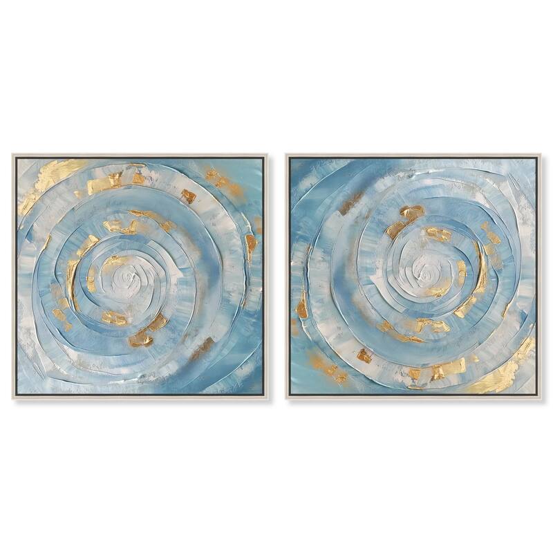 Shopping Gals Cover Canvas by Art Remedy - 20" x 30" - Gold