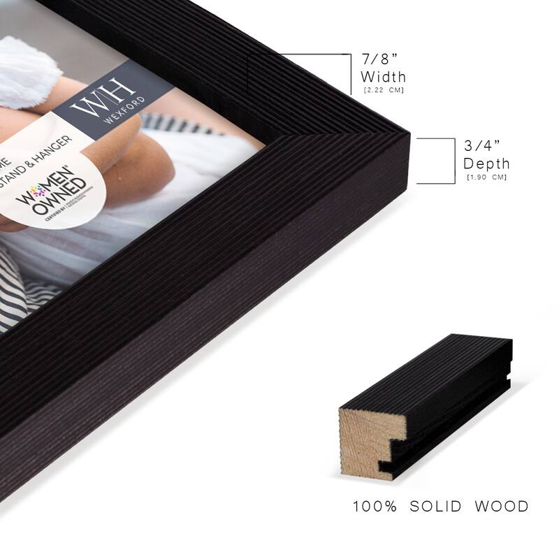 4 Piece Set Solid Wood Picture Frame