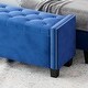 preview thumbnail 14 of 12, Queen Bedroom Set with Rivet Bed Frame, Ottoman, and Nightstands