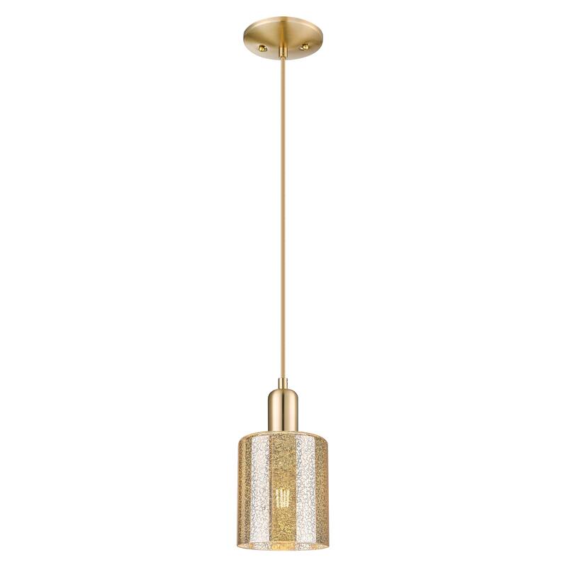 Innovations Lighting Endless Possibilities Arcadia - Cobbleskill - 1 Light 5" Cord Hung Mini Pendant - Mercury/Champagne Bronze