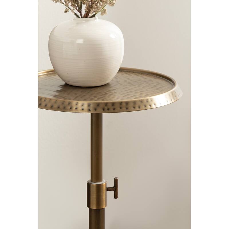 Kate and Laurel Sanzo Adjustable Metal Drink Table