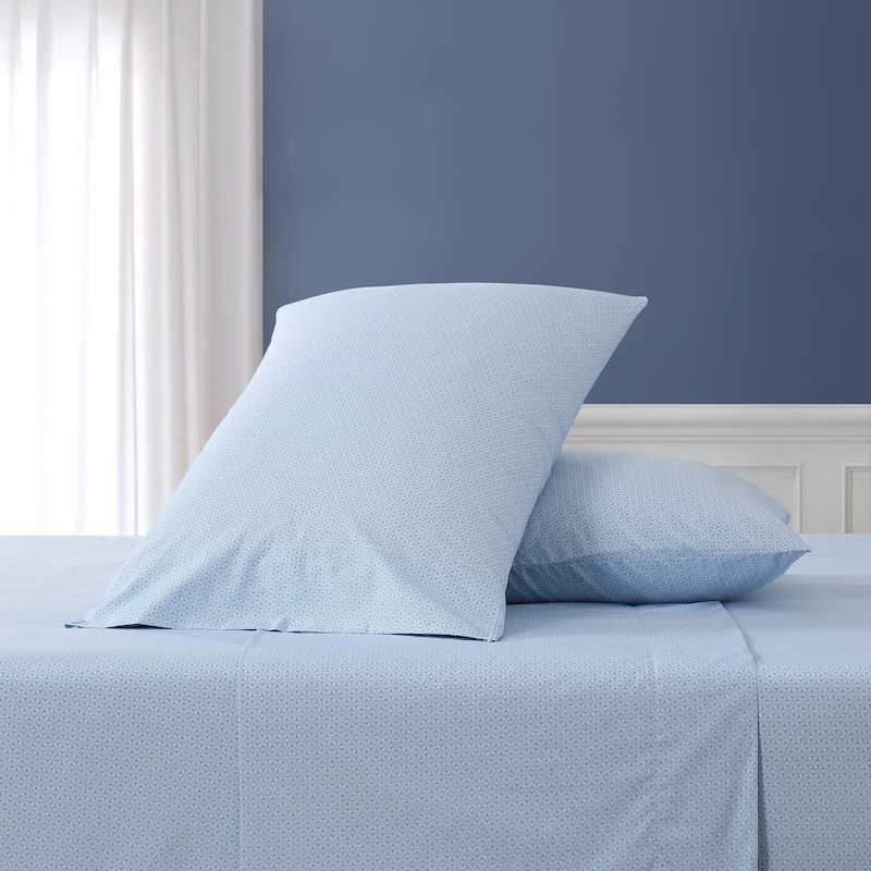 Nautica Cotton Percale Deep Pocket Bed Sheet Sets