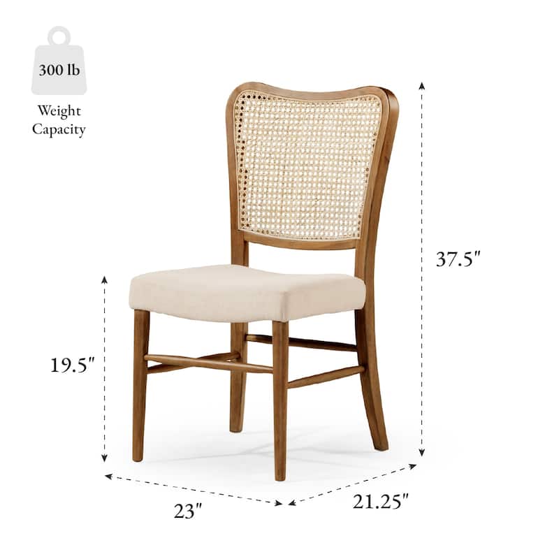 Maven Lane Vera Dining Chairs, Set of 2