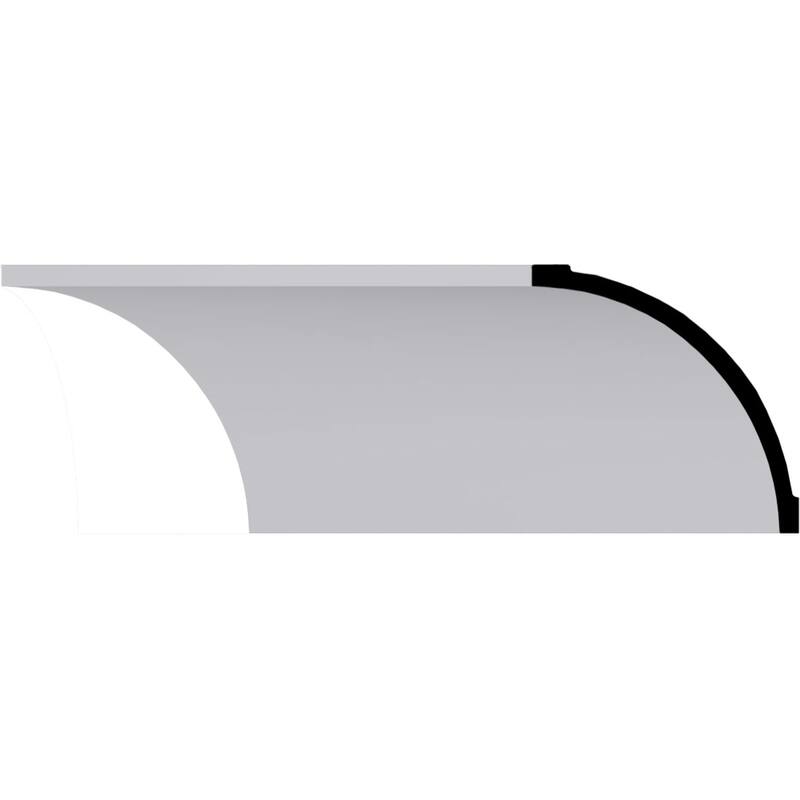 Medway Traditional Smooth Crown Moulding - 8 1/2"H x 8 1/2"P x 12"F x 94 1/2"L