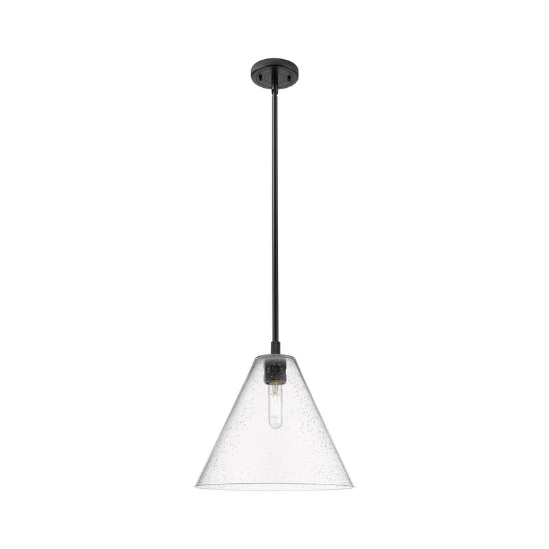 Innovations Lighting Downtown Urban - Crown Point - 1 Light 12" Berkshire Stem Hung Pendant