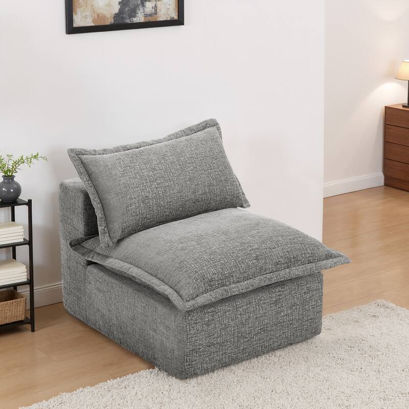 Comfy Cloud Chenille Upholstered Modular Sectional Sofa