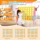 preview thumbnail 14 of 12, Costway Jumbo 4-to-Score 4 in A Row Giant Game Set with Stickers for - See Details
