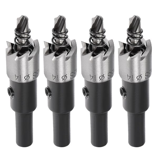Shop 4 Pcs 14mm Hss Drill Bit Hole Saw For Metal Alloy Wood 14mm