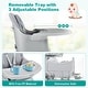 preview thumbnail 22 of 58, Costway 8-in-1 Baby High Chair Convertible Dining Booster Seat with
