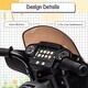 preview thumbnail 32 of 43, Electric Ride-On Motorcycle for Kids - 6V Dirt Bike with USB, AUX, Music, and Headlight - Perfect for Toddlers Ages 1-3