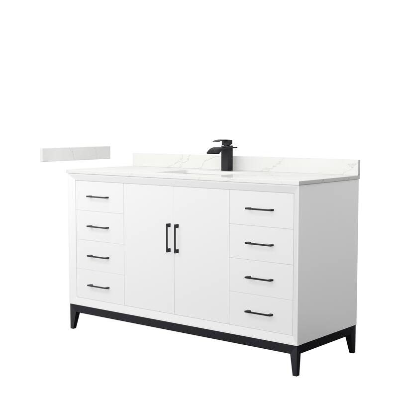 Amici 60-inch Single Vanity, Quartz Top