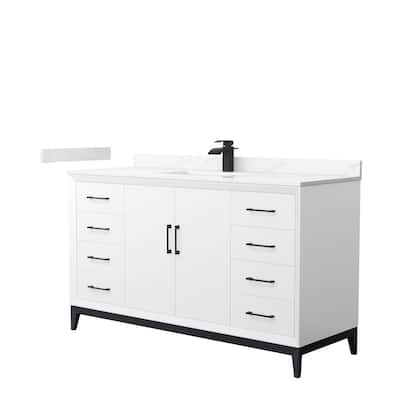Amici 60-inch Single Vanity, Quartz Top