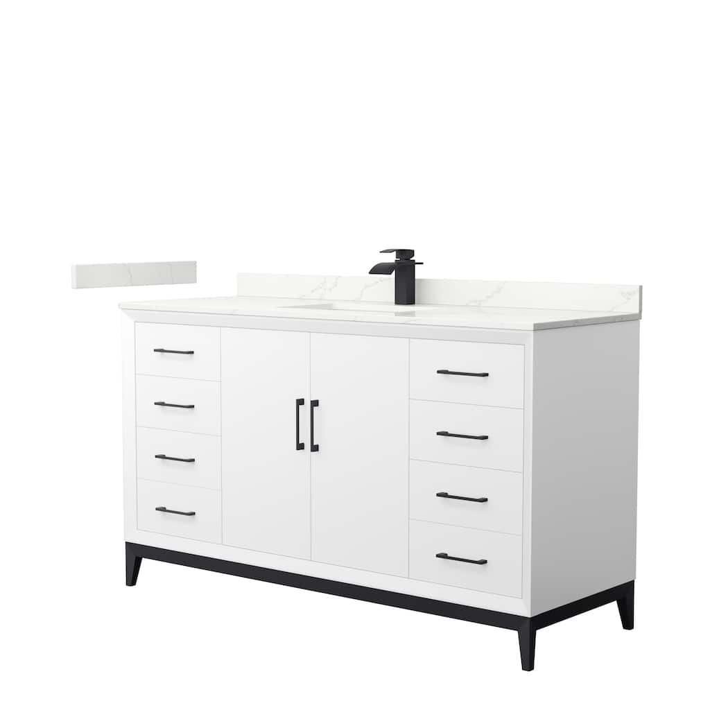 Amici 60-inch Single Vanity, Quartz Top