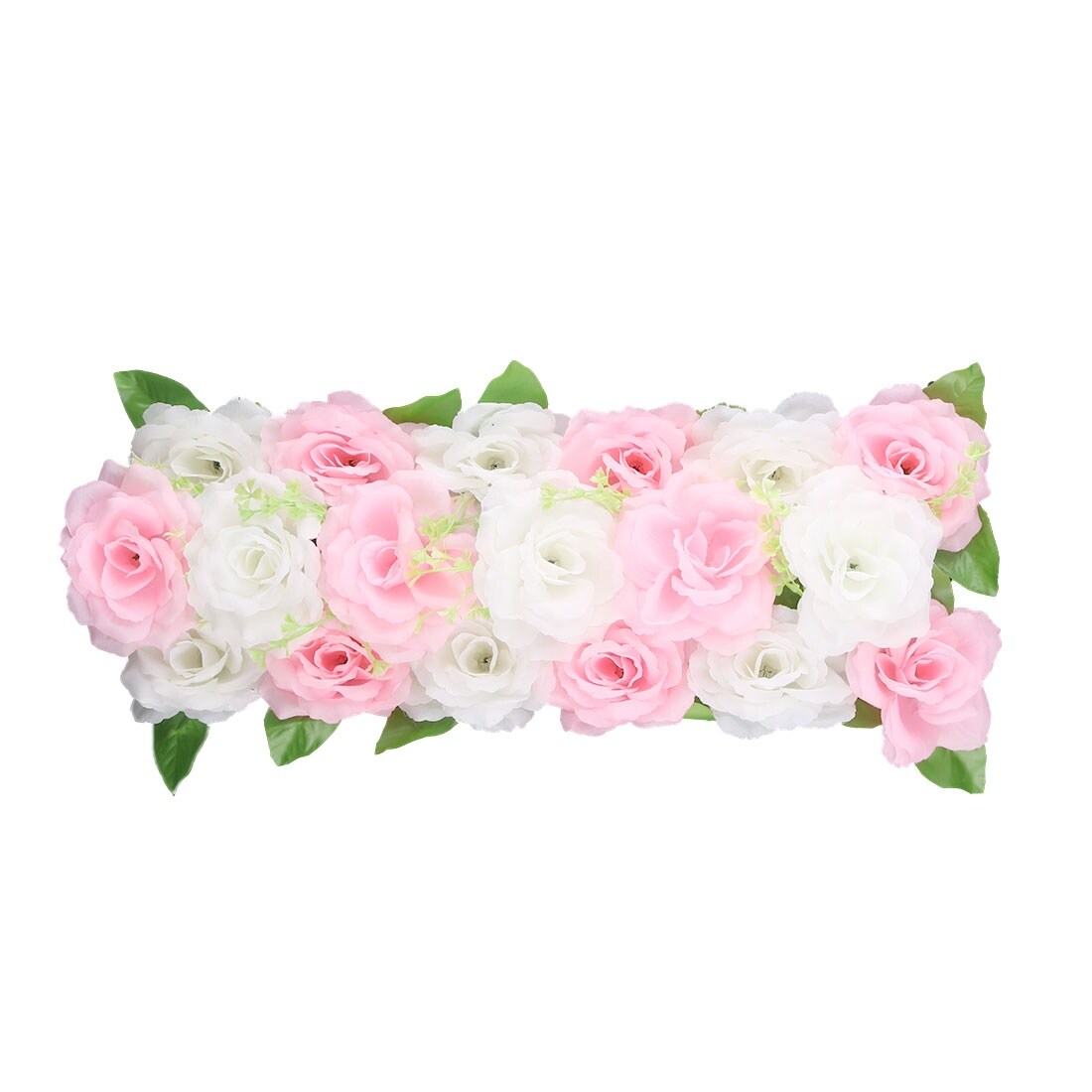 Shop Wedding Party Fabric Diy Wall Arch Hanging Artificial Flower Garland Decor Pink White On Sale Overstock 28897380