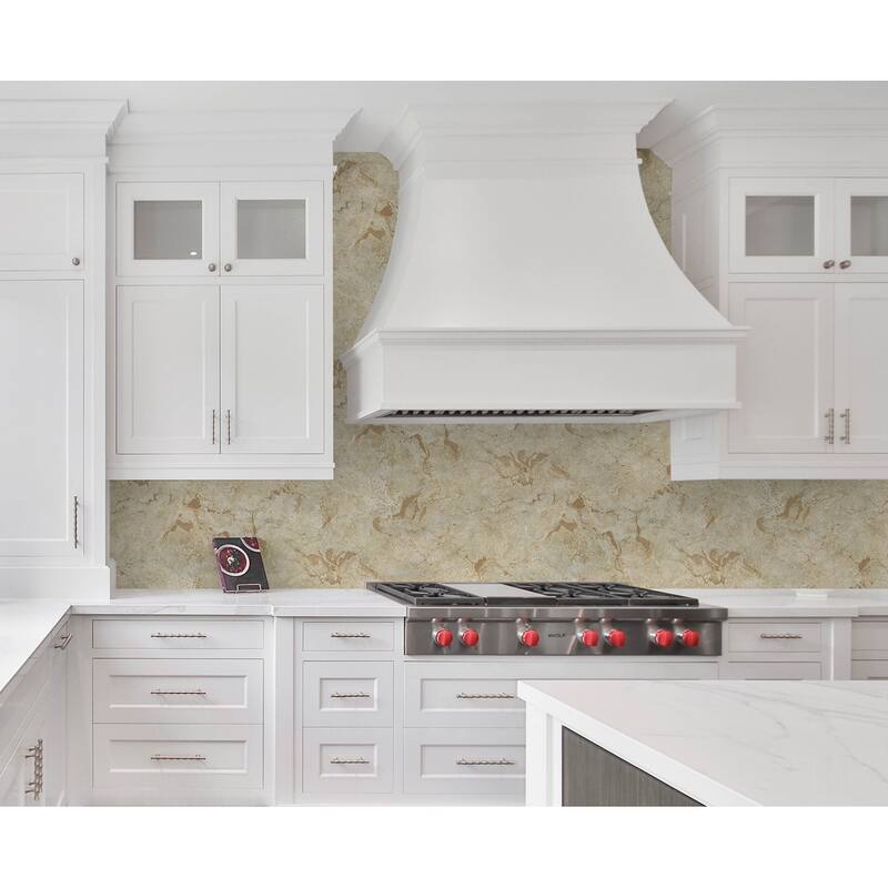 Seabrook Designs Lozano Faux Marble Embossed Vinyl Unpasted Wallpaper - 27 in. W x 27 ft. L