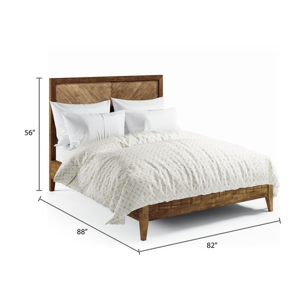 dimension image slide 0 of 2, Abbyson Retro Mid Century 5 Piece Bedroom Set