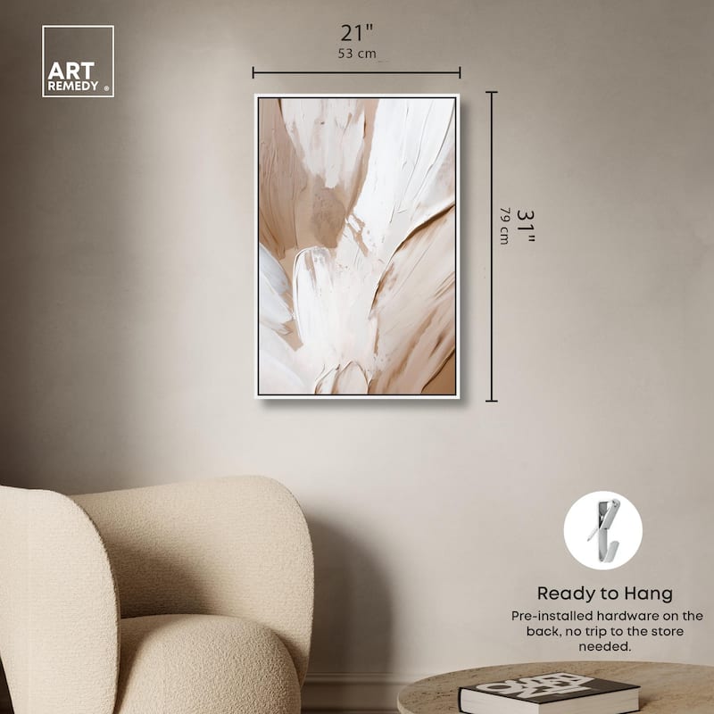 Fawn and Frost Canvas by Art Remedy
