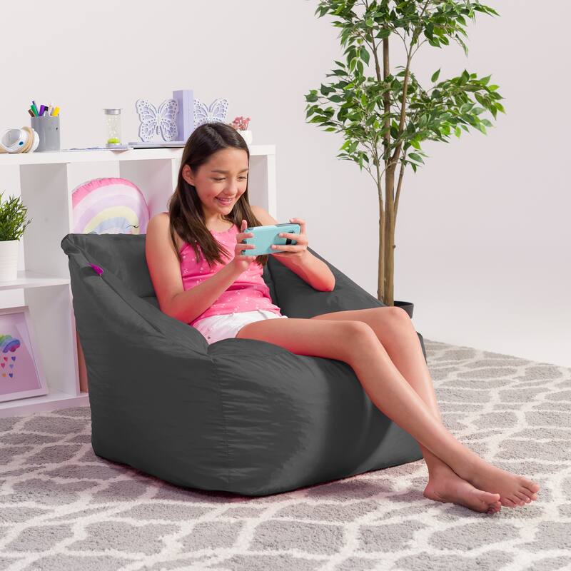 Posh Creations Coronado Bean Bag Chair for Boys and Girls, Large Chair for Kids, Great for Gaming and Playrooms
