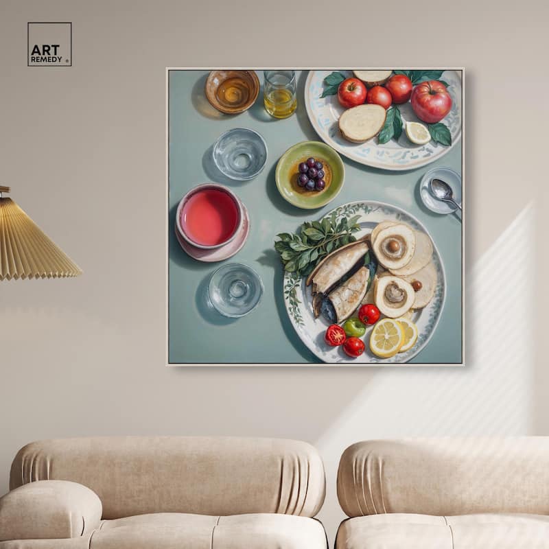 Sea Feast Canvas by Art Remedy