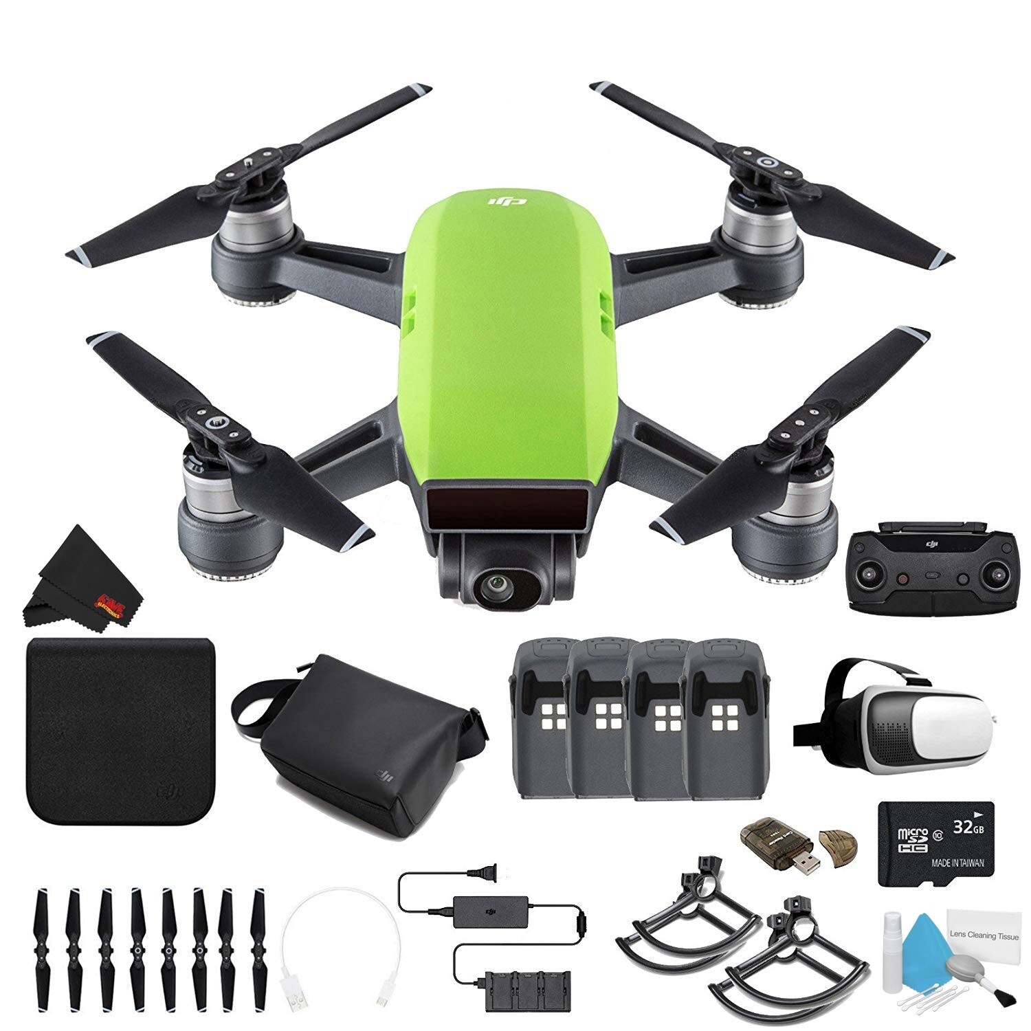 dji spark fly more combo green