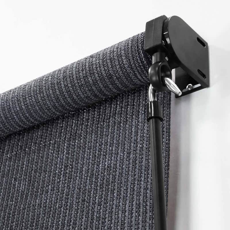Lumi Home Furnishings UV Blocking Fade Resistant Fabric Exterior Roller Shade