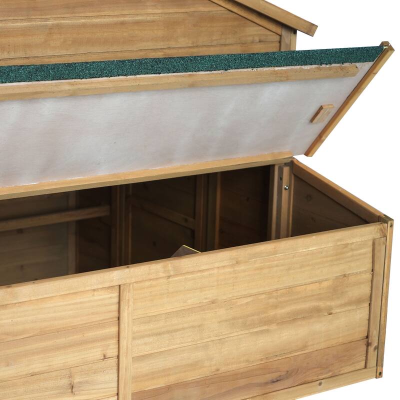 chicken coop, Cunninghamia lanceolata, outdoor rabbit coop - Outdoor Safe - Orange