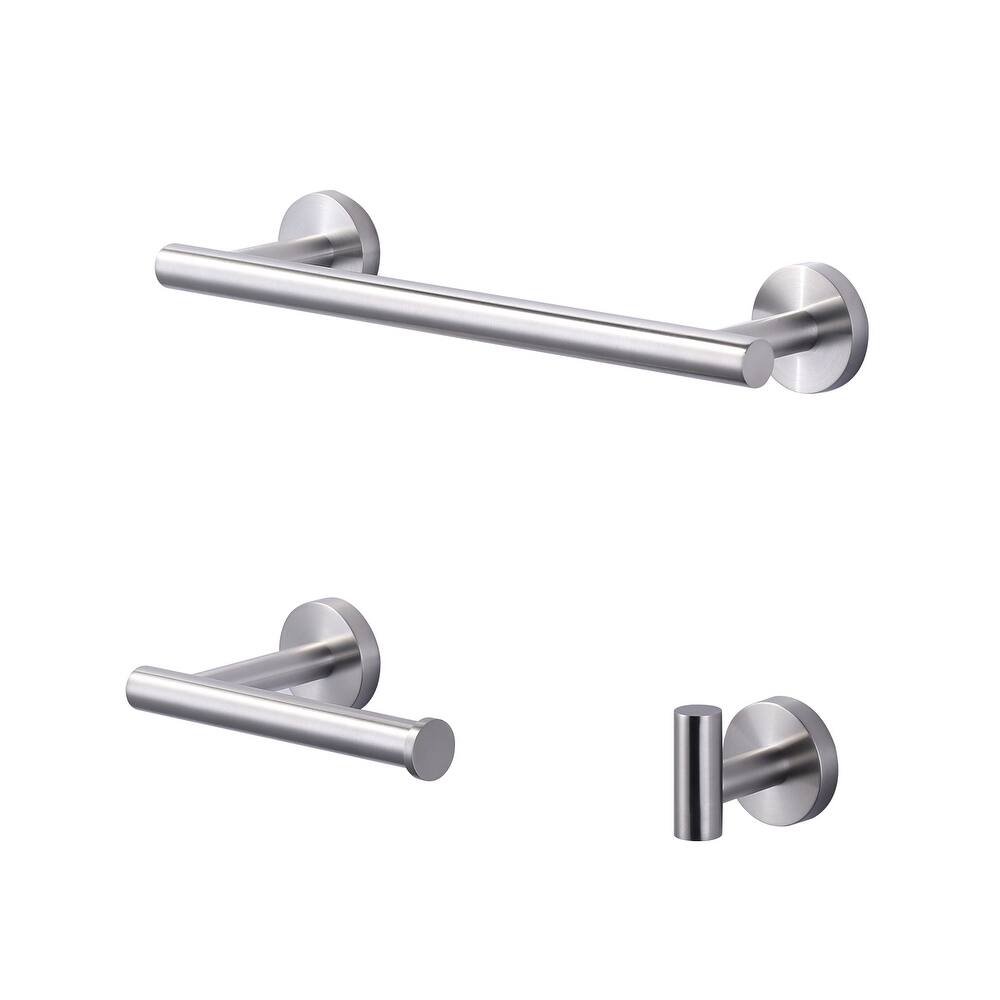WOWOW 3-Pieces Bathroom Hardware Set