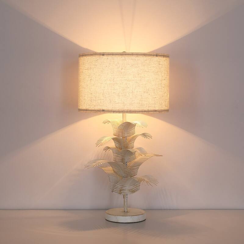 Acroma Demrul Table Lamp with Metal Leaves Rod - 1-light