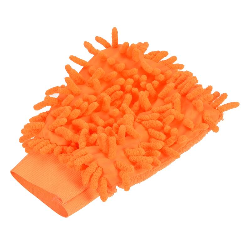 Microfiber Chenille Mitts Scratch-Free Cleaning Gloves Wash Sponge