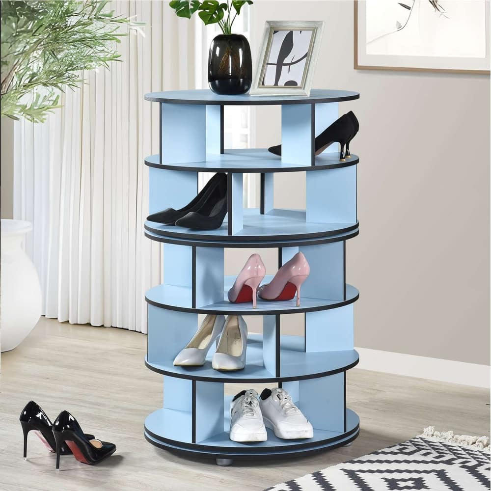 5-Tier Revolving Shoe Rack
