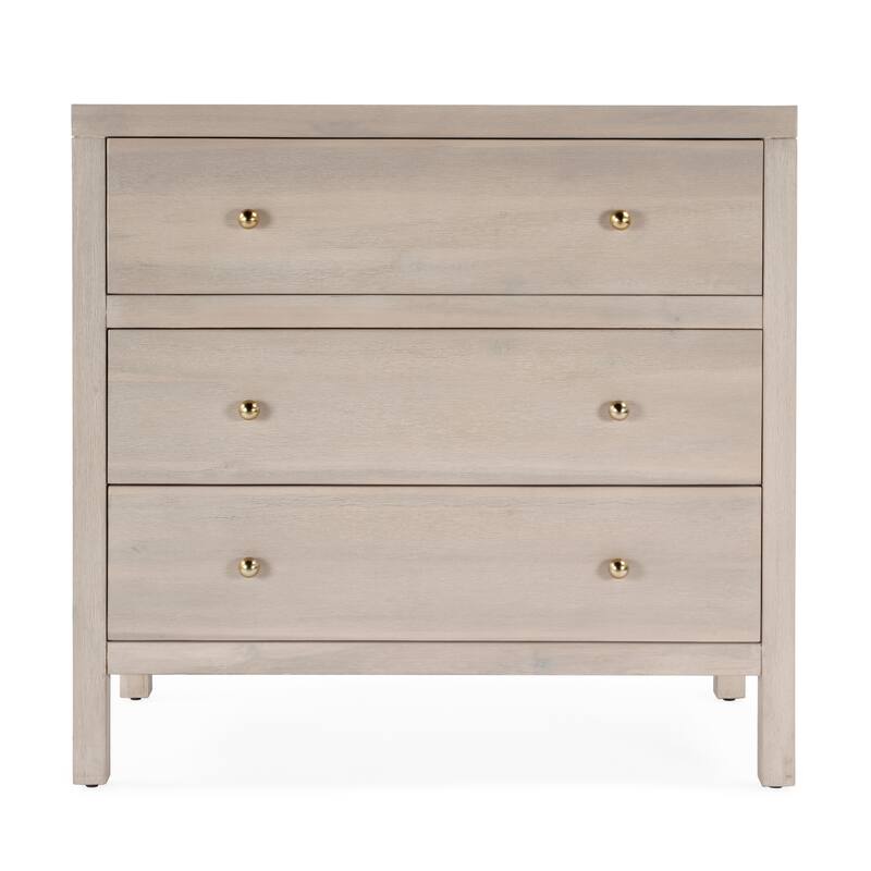 Nora 3-Drawer Wood Dresser