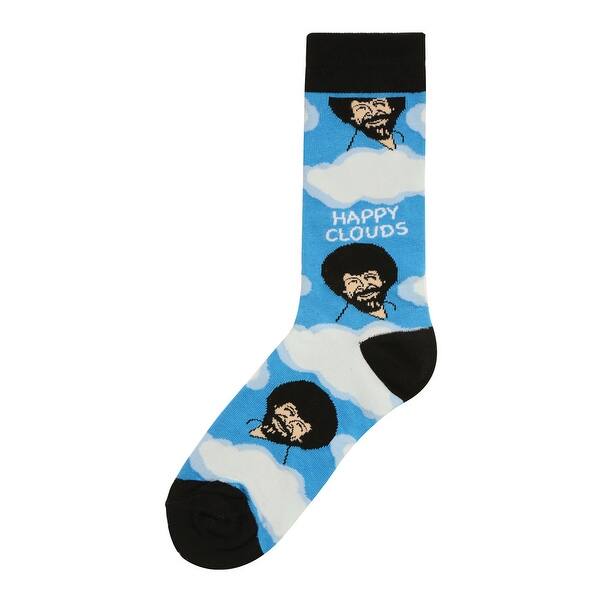 Shop Men S Bob Ross Socks Iconic Host Of The Joy Of Painting